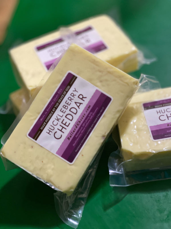 Ballard Huckleberry Cheddar Cheese