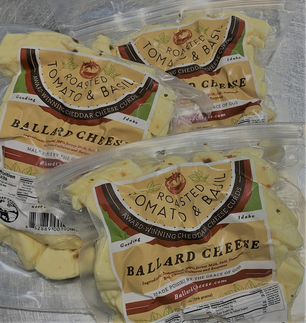 Ballard Roasted Tomato and Basil Cheese Curds
