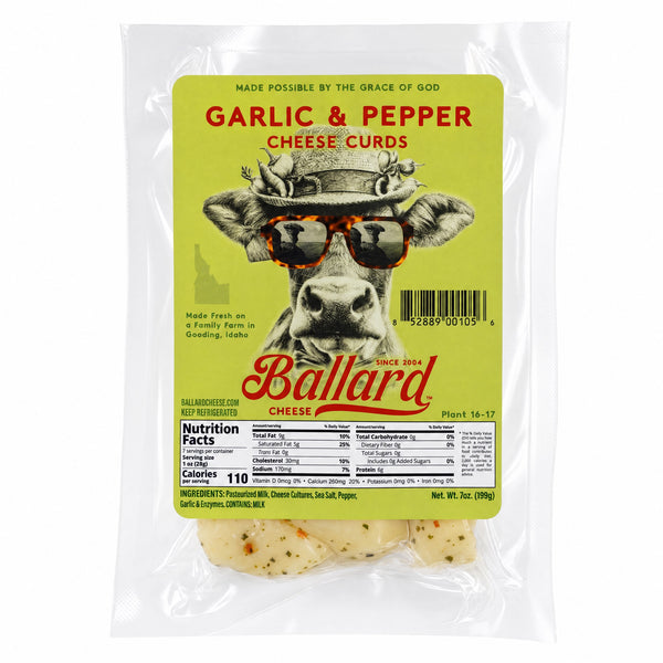 Garlic & Pepper Cheese Curds