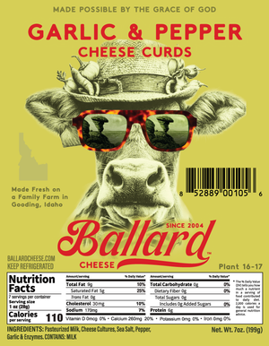 Ballard Garlic & Pepper Cheese Curds