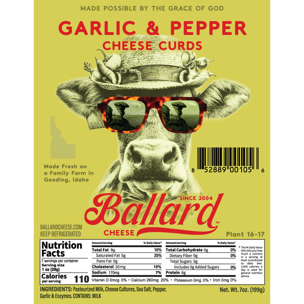 Garlic & Pepper Cheese Curds