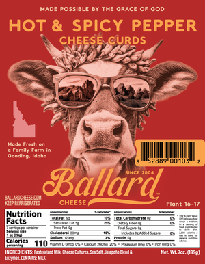 Ballard Hot and Spicy Pepper Cheese Curds