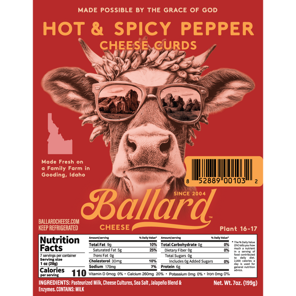 Hot & Spicy Pepper Cheese Curds