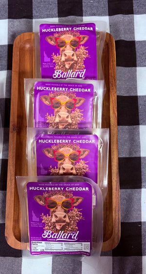 Ballard Huckleberry Cheddar Cheese