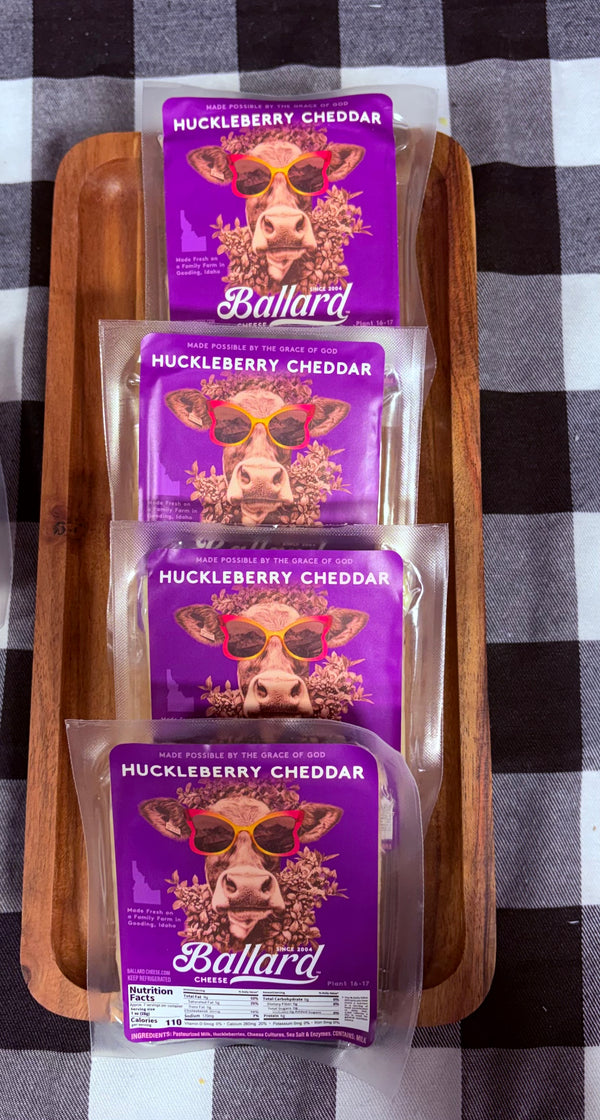 Ballard Huckleberry Cheddar Cheese