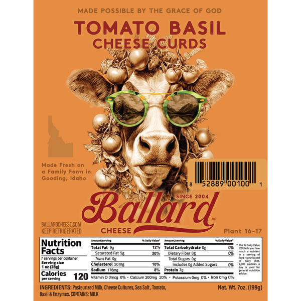 Ballard Tomato Basil Cheese Curds