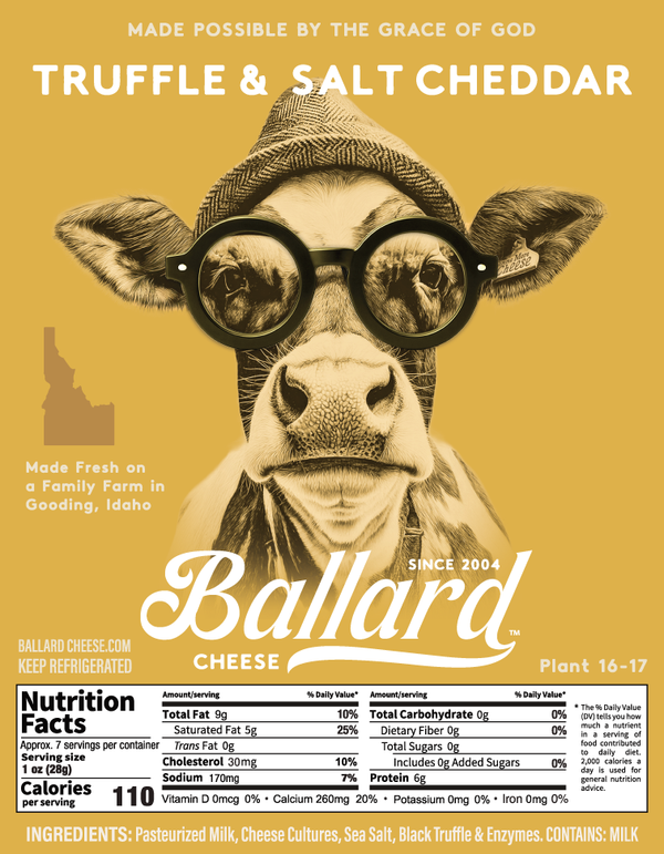 Ballard Truffle Salt Cheddar Cheese