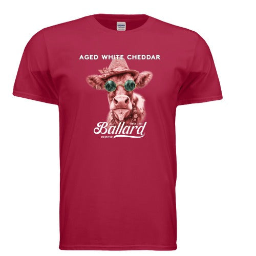 Aged White Cheddar Cow Front
