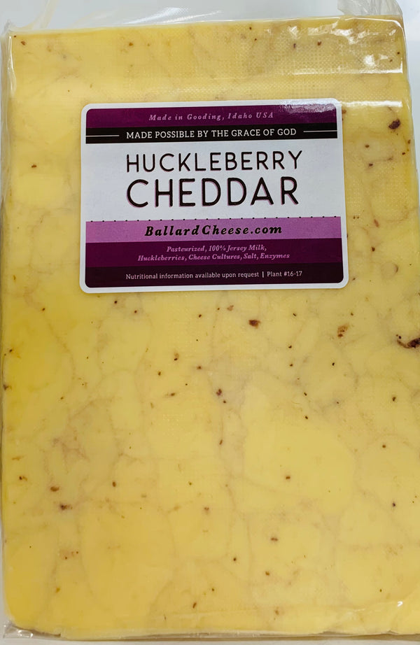 Ballard Huckleberry Cheddar Cheese