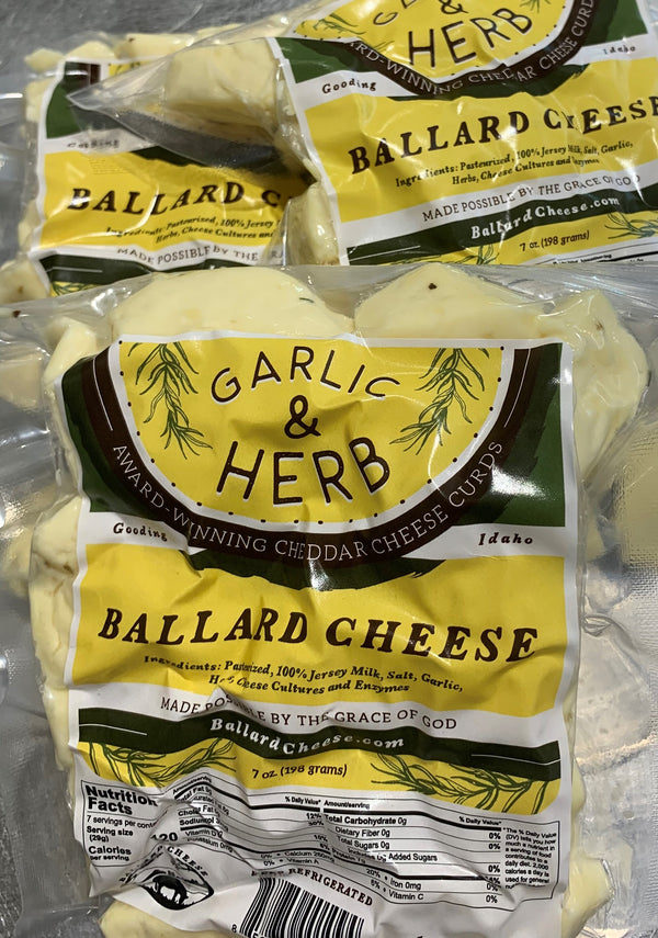 Ballard Garlic and Herb Cheese Curds